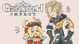 Fish Blasting Genshin Impact Comic Dub [upl. by Leamsi]