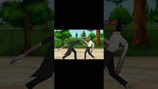 Chainsaw Man vs Katana Man chainsawman [upl. by Alli]