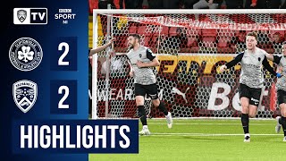 HIGHLIGHTS  Cliftonville 22 Coleraine 45 pens  6th December 2022 [upl. by Grania]