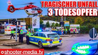 ❌ 3 TODESOPFER bei TRAGISCHEM UNFALL ❌  🚨 Großeinsatz für die Rettungskräfte 🚨 [upl. by Starlin]