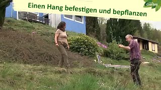 Einen Berghang befestigen und bepflanzen  MDR [upl. by Nygem]