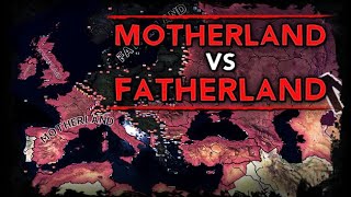 HoI4 Motherland VS Fatherland EUROPE [upl. by Wolfgram902]