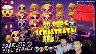 💣SCHIATTATA🤯 ESQUELETO EXPLOSIVO 2 💀⚡‼️ SLOT ONLINE🎰 BIG WIN🤑 💸 [upl. by Erbma331]