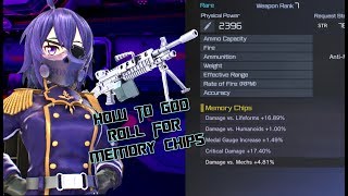 Sword Art Online Fatal Bullet How to God roll memory Chips [upl. by Dowlen]