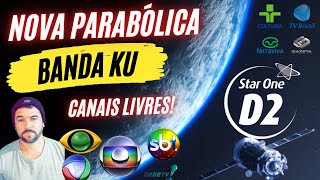 Nova PARABÓLICA BANDA KU Veja a grade completa no STAR ONE D2 [upl. by Samy]