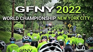 GFNY 2022 🗽 GRAN FONDO WORLD CHAMPIONSHIP NEW YORK CITY USA [upl. by Ahsikar264]