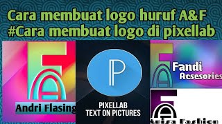 Cara buat logo huruf AampTutorial cara buat logo part 1 [upl. by Tanah]