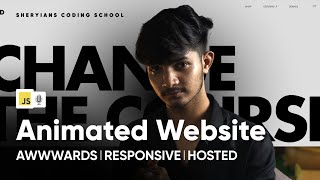 Design an Animated Website and Stand Out in College 😎 FrontEnd Minor Project 2023 [upl. by Reginald]