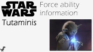 Tutaminis  Force ability information  Star Wars [upl. by Memory]