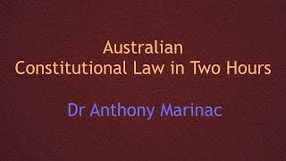 Constitutional Law in Two Hours [upl. by Austreng731]