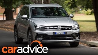 2017 Volkswagen Tiguan 162TSI RLine review  CarAdvice [upl. by Caz]