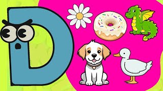 The Letter D Song  Learn the Alphabet  ABC for Kids Song [upl. by Shuman]