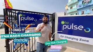 Indias Biggest Charging Hub in Bengaluru by JiobpOfficial  160 cars charging at the same time [upl. by O'Dell]