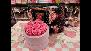 Whats in my Vera Bradley Small Hathaway Tote amp Rose Forever [upl. by Kotick208]