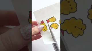 Make stickers at home WITHOUT PRINTER or cricut machine ✨🥹 [upl. by Augustin]