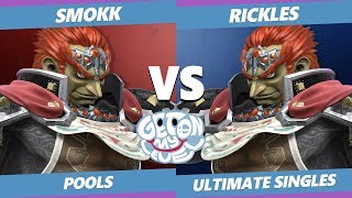 GOML 2019 SSBU  Smokk Ganondorf Vs Rickles Ganondorf Smash Ultimate Tournament Pools [upl. by Finkelstein197]