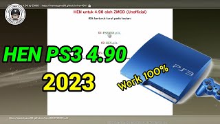 HEN 490 PS3 SLIM UPDATE 2023 [upl. by Arriaet414]