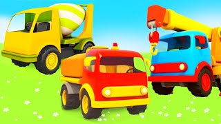 Leo the truck full episode cartoon  Big trucks for kids amp Street vehicles [upl. by Olivier]