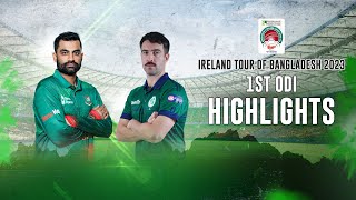 Bangladesh vs Ireland Highlights  1st ODI  Ireland tour of Bangladesh 2023 [upl. by Ennaylloh]