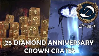 Abrindo 25 Diamond Anniversary Crown Crates [upl. by Hernardo]