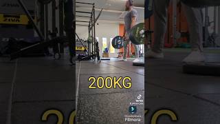 200kg deadlift Road to the 250kg [upl. by Yhotmit]