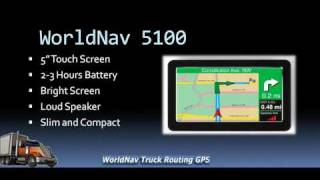 Truck GPS Presentation  WorldNavs GPS For Truck Drivers [upl. by Caswell411]