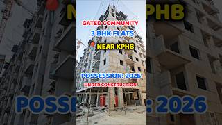 3 BHK Gated Community Flats near Kphb Metro Station  Starts from 1 Cr [upl. by Nylirrehs]