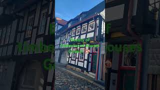 Beautiful timberwood houses 🏘 at goslar Germany [upl. by Islaen]