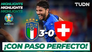 Highlights  Italia 30 Suiza  UEFA Euro 2020  Grupo EJ2  TUDN [upl. by Aicirt977]