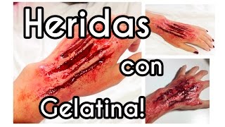 Tutorial  Heridas con Gelatina 🔪 Pris [upl. by Allenrad]