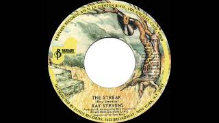 1974 HITS ARCHIVE The Streak  Ray Stevens a 1 recordstereo 45 [upl. by Dodie]