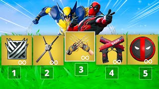 Deadpool amp Wolverine CHALLENGES in Fortnite [upl. by Nylirad]