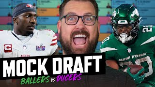 Mock Draft Battle Ballers vs Ducers  Fantasy Football 2024  Ep 1613 [upl. by Nabi980]