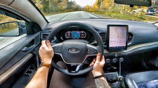 2023 LADA Vesta NG 16 MT  POV TEST DRIVE [upl. by Rehoptsirhc]