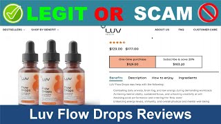 Luv Flow Drops Reviews  May 2024Beware of Scam Watch Now [upl. by Nodnab910]