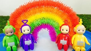 TELETUBBIES TOYS Bunchems Rainbow Craft Learning Colors [upl. by Tioneb]