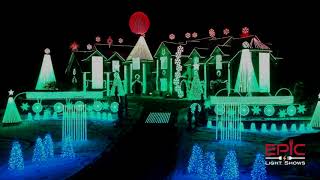 Christmas Ping Pong  Larsens Light Show [upl. by Llehcear103]