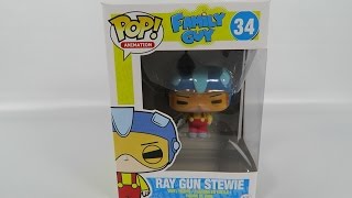 Funko Pop Vinyl Family Guy Ray Gun Stewie Unboxing [upl. by Anrym]