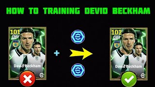 102 rated Devid Beckham training in efootball [upl. by Nosirrah]