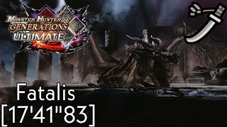 MHGUMHXX G4☆Fatalis Valor Long Sword Solo [upl. by Jeri]