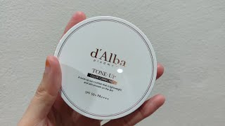 dAlba Tone Up Cushion review [upl. by Velvet]