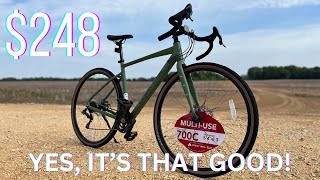 248 Ozark Trail 700C G1 Explorer Gravel bike from Walmart [upl. by Pepin724]