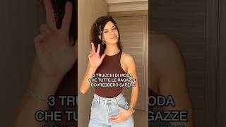 3 trucchi di moda che ogni ragazza dovrebbe sapere moda fashionhacks hacks fashiontips [upl. by Gaw]