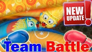 Wormateio © Wormateio Team Battle Multiplayer Red vs Blue  Wormate Newest Update Play 2017 ✓ [upl. by Odoric180]