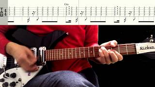 Guitar TAB  Besame Mucho Rhythm Guitar  The Beatles [upl. by Carrelli47]