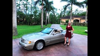 SOLD 1998 MercedesBenz SL500 R129 Roadster Review wMaryAnn For Sale by AutoHaus of Naples [upl. by Cawley]