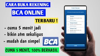 Cara Buka Rekening BCA Online  Buat ATM BCA Baru Secara Online  Terbaru [upl. by Idnerb]