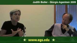 Judith Butler and Giorgio Agamben Eichmann Law and Justice 2009 77 [upl. by Furiya711]