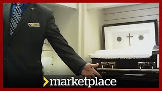 Funeral home sales tactics Hidden camera investigation Marketplace [upl. by Ylam]