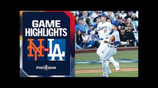 Mets vs Dodgers NLCS Game Highlights mbl mets dogers [upl. by Hinch263]